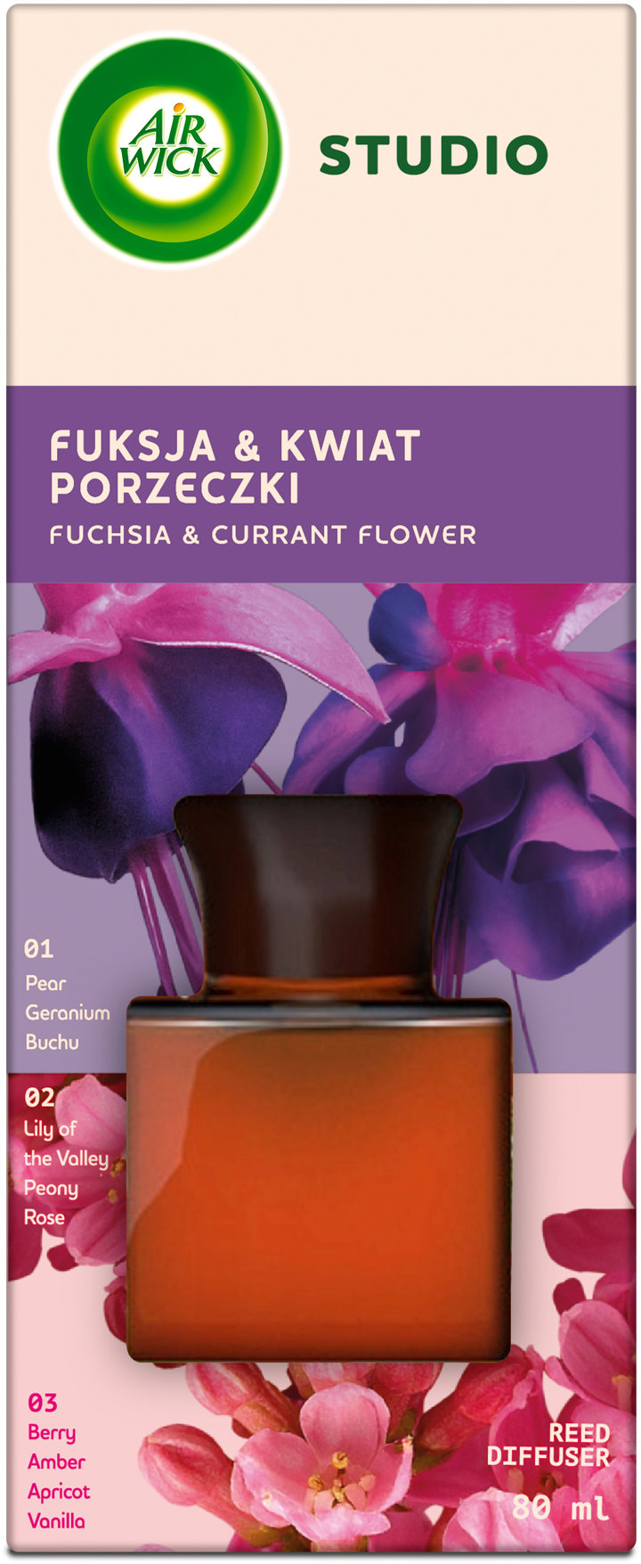 AIR WICK Fuchsie a rybízový květ 80 ml