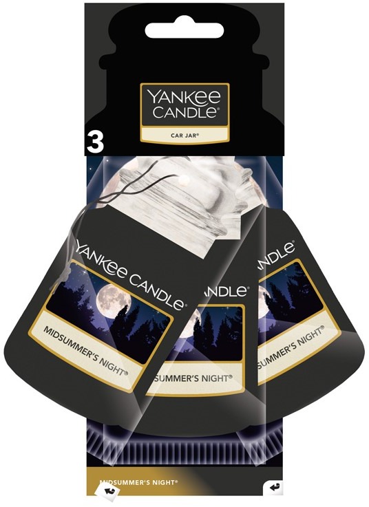 YANKEE CANDLE Car Jar Midsummer's Night 3 ks