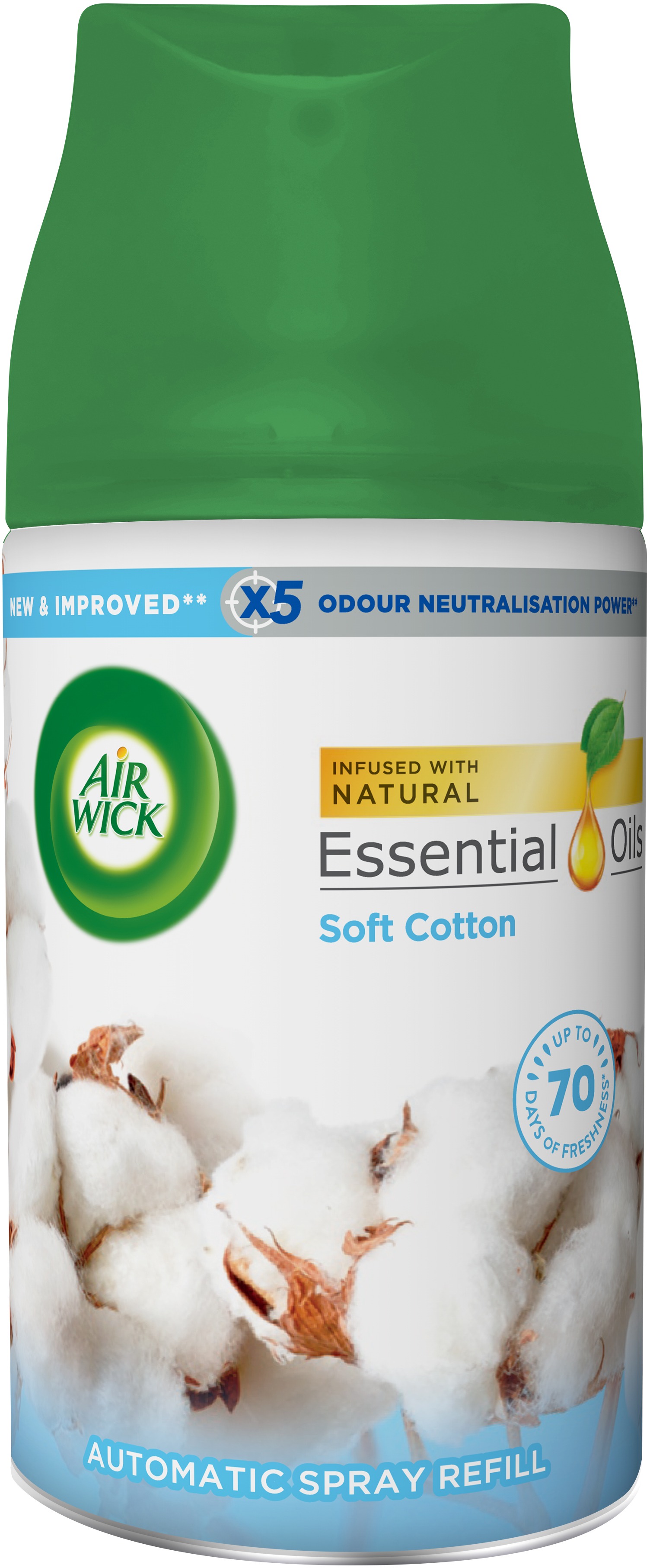 AIR WICK Freshmatic náplň do osviežovača vzduchu, Jemná bavlna 250 ml