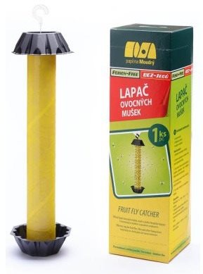PAPÍRNA MOUDRÝ - Lapač ovocných mušiek, 19× 3,1 cm