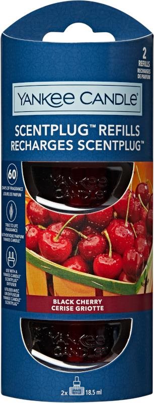 YANKEE CANDLE Black Cherry, náplň 2× 18,5 ml