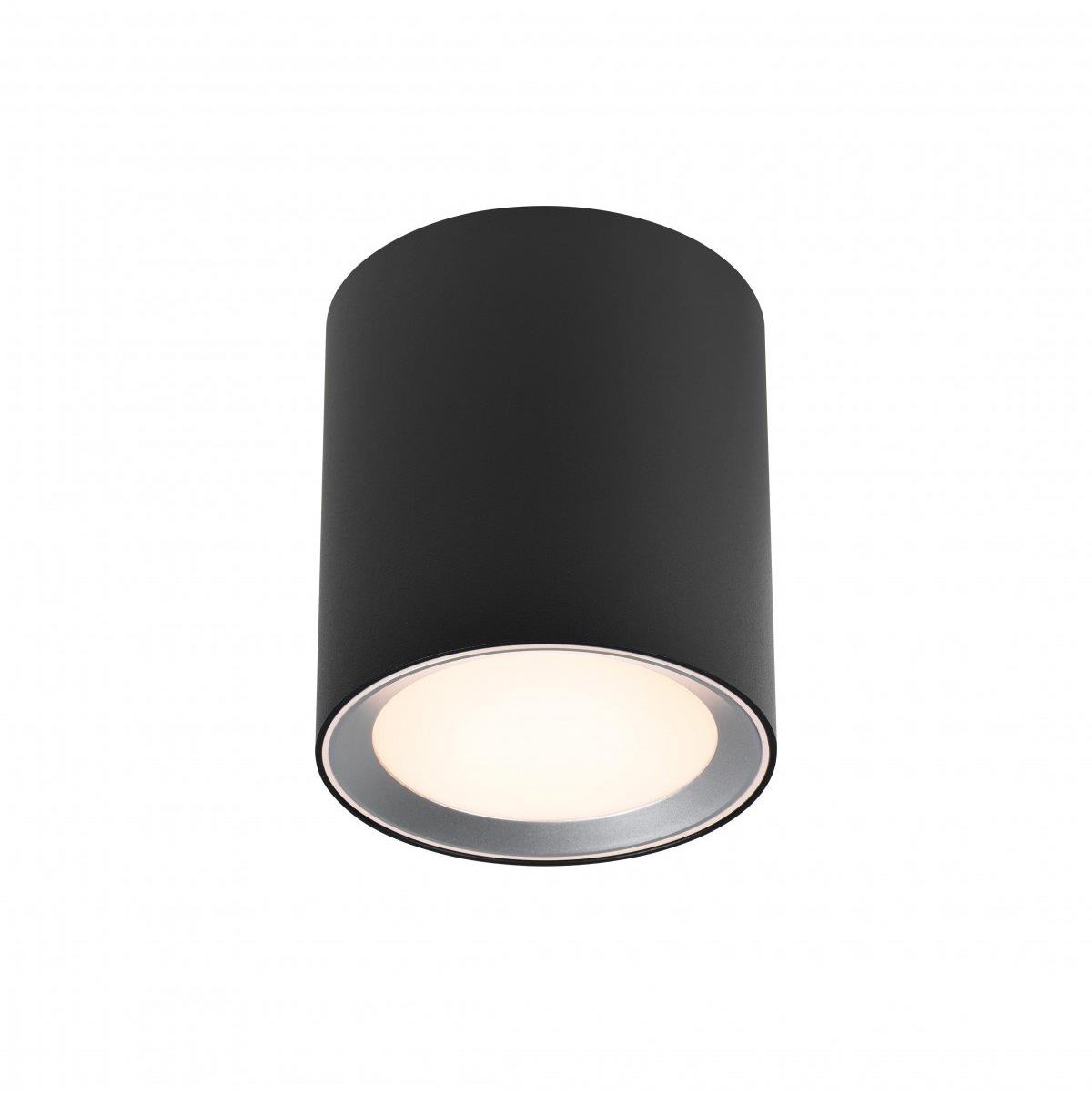 Nordlux Stropné LED svietidlo Landon Long Smart IP44 – čierna