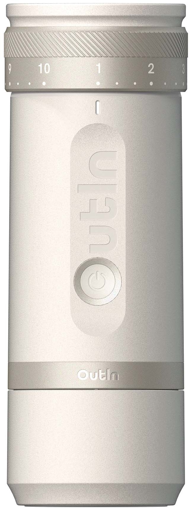 OUTIN Fino Sandstone White Portable Coffee Grinder