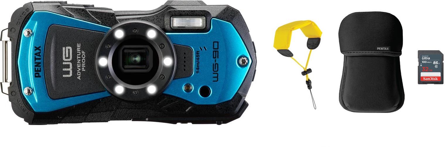 PENTAX WG-90 Blue outdoor kit