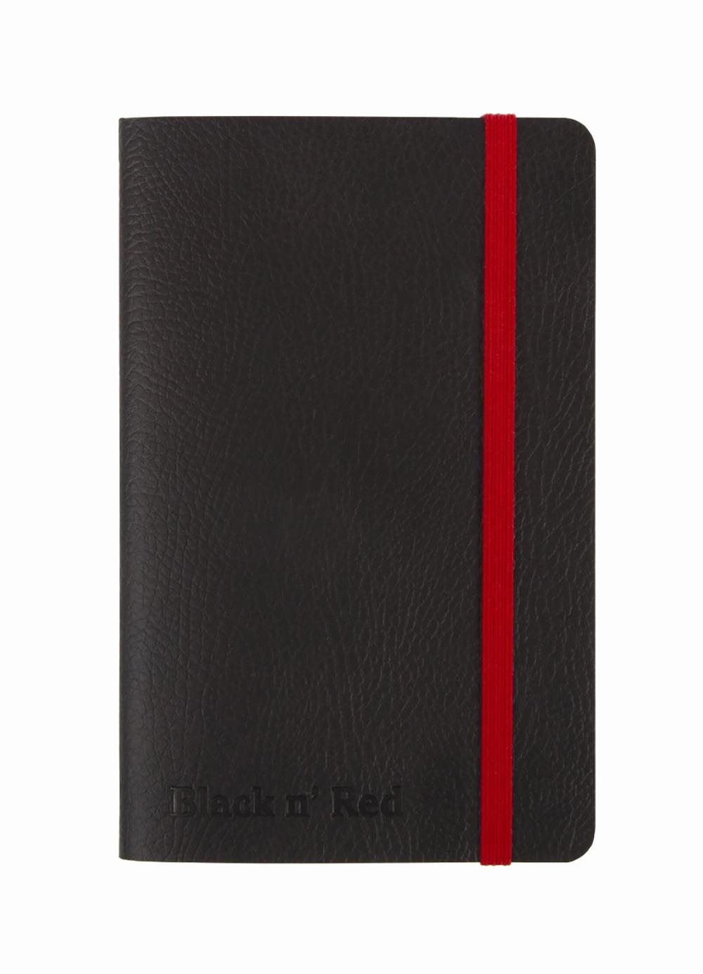 OXFORD Black n´Red Journal A6, 72 listov, linkovaný, ohybné dosky