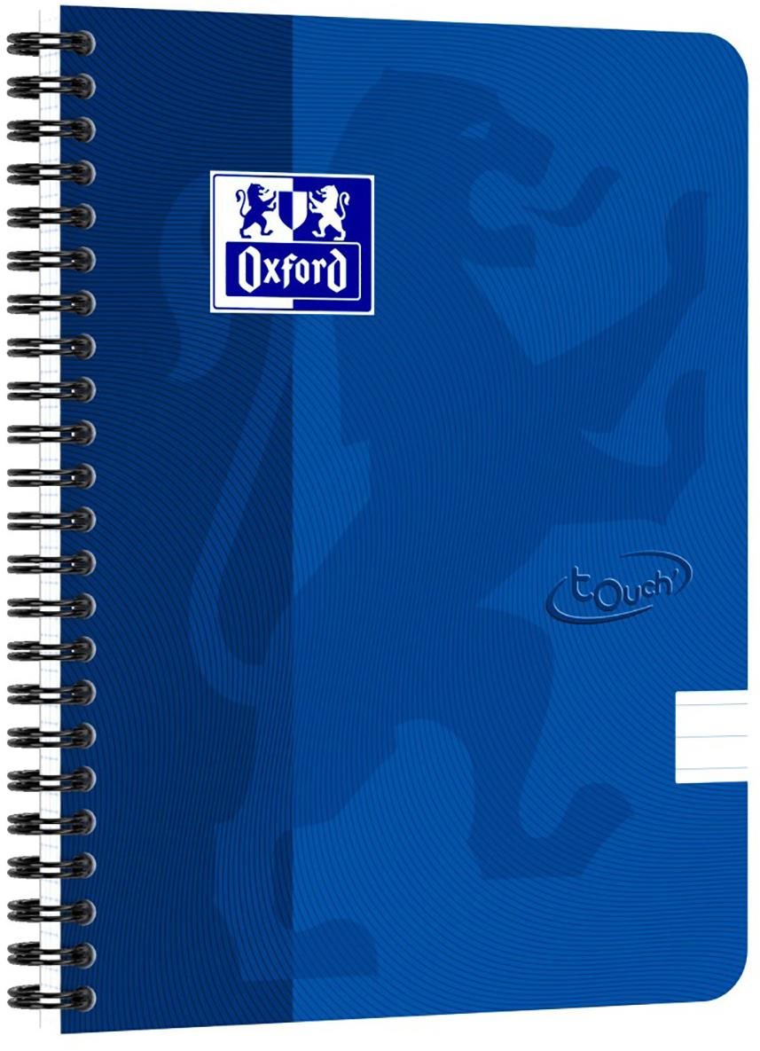 OXFORD Nordic Touch A5+, 70 listov, linkovaný, modrý