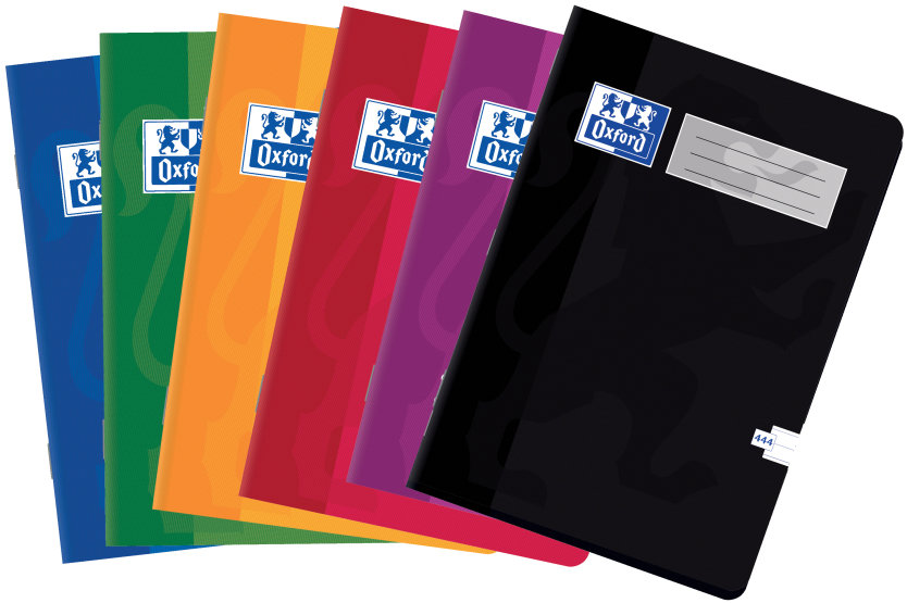 OXFORD A4 444, linajkový, 40 listov, náhodná farba (1 ks)