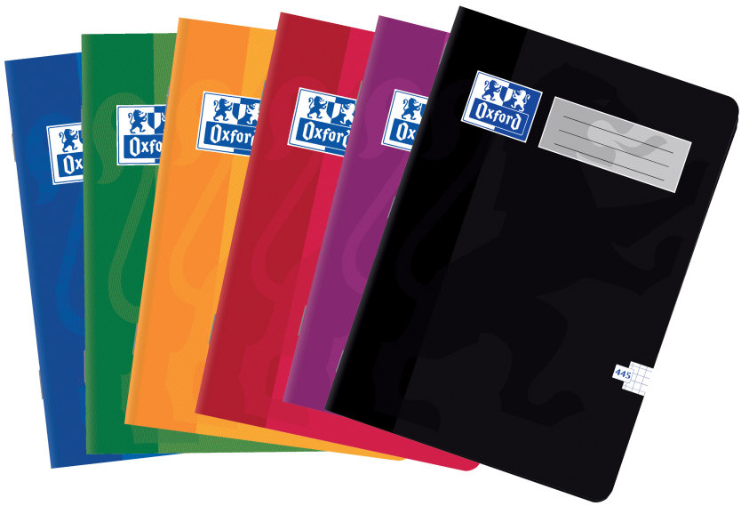 OXFORD A4 445, štvorčekovaný, 40 listov, náhodná farba (1 ks)