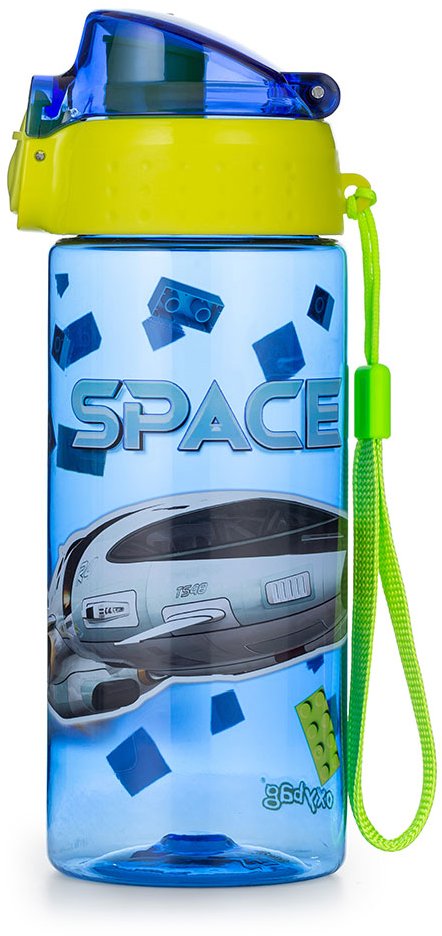 Oxybag fľaša OXY CLiCK 500 ml Space blue green