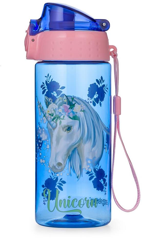 Oxybag fľaša OXY CLiCK 500 ml Unicorn 1 modrá