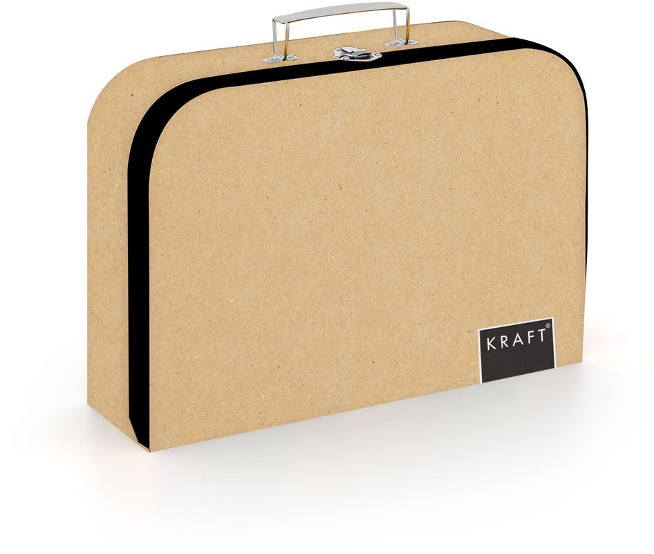 Oxybag Kufrík lamino 34 cm KRAFT nature