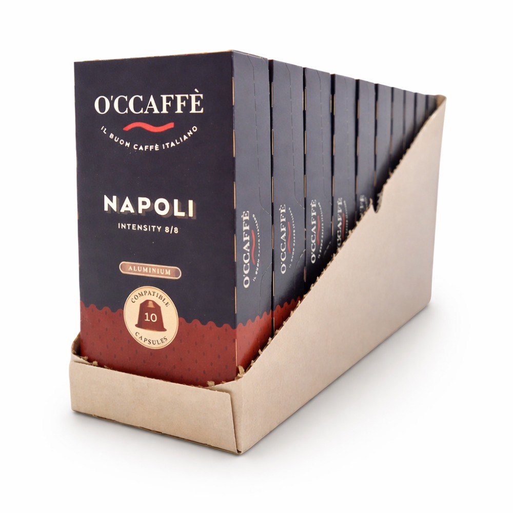 O'Ccaffé Napoli hliník 100 porcií – kompatibilné s kávovarmi Nespresso®