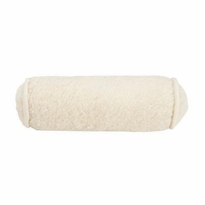 Ovčie veci Vankúš valec z ovčej vlny Merino prírodný 50 cm