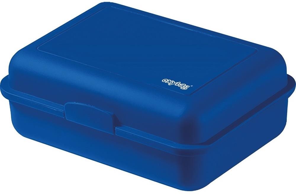 Oxybag Box na desiatu modrá-mat