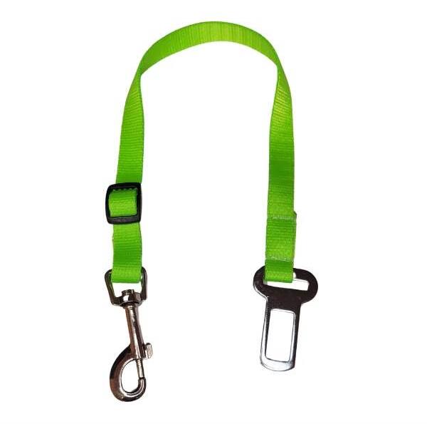 Palkar bezpečnostný pás do auta pre malé psy 50 cm × 16 mm, fosforový