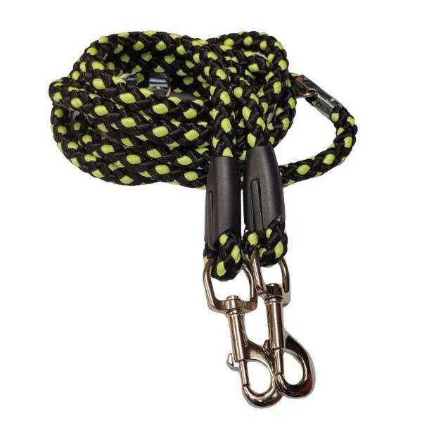 Palkar prepínacie vodidlo pre psov 250 cm × 14 mm čierno-fosforové