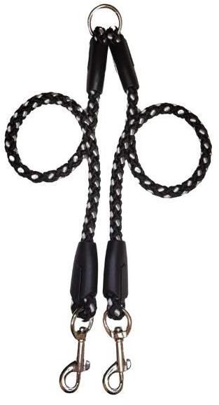 Palkar Vodidlo rozdvojka pre psy 40 cm × 8 mm čierno-biele