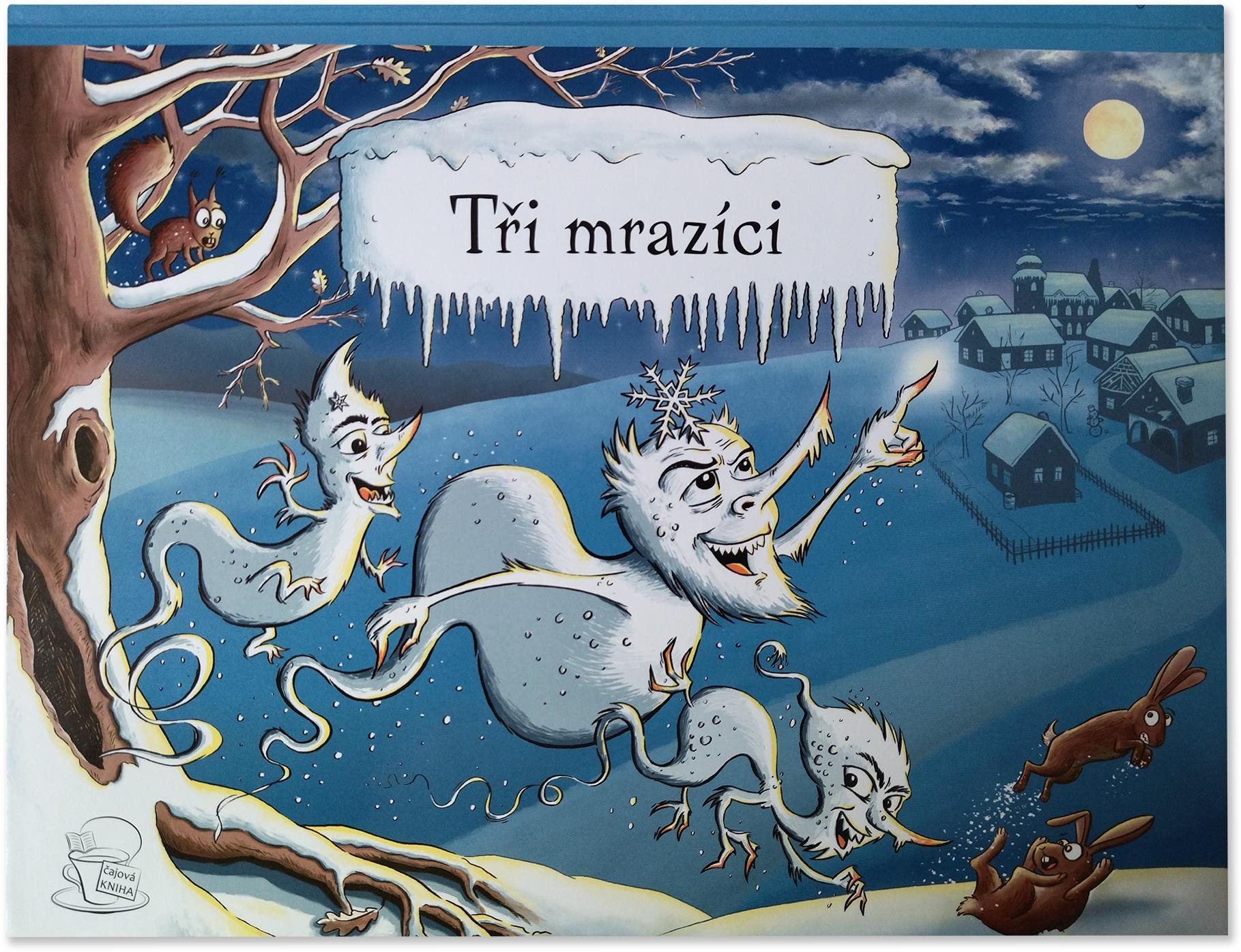 Pangea Tea 3D pop-up knížka Tři mrazíci s čajem pro děti - česky