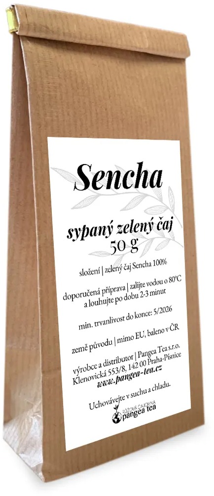 Pangea Tea zelený sypaný čaj Sencha 50 g