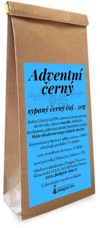 Pangea Tea čierny sypaný čaj Adventný, 50 g