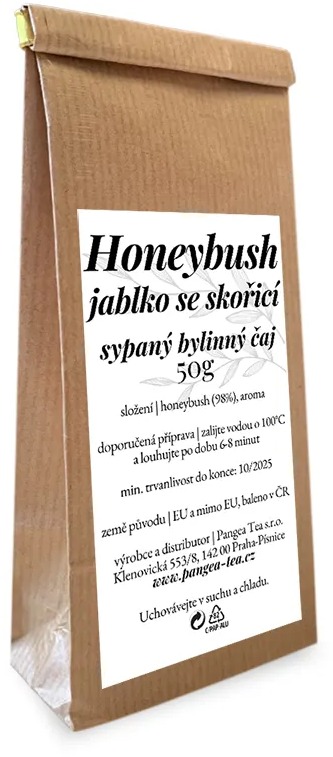 Pangea Tea sypaný čaj Honeybush jablko so škoricou 50 g