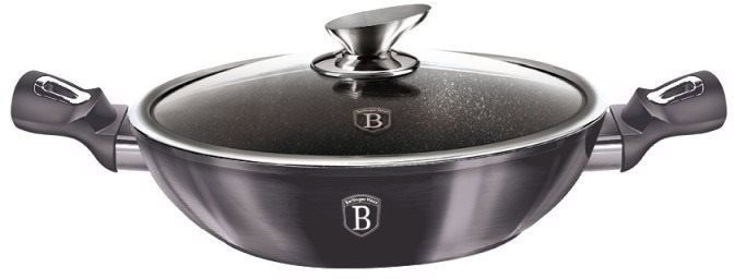 BERLINGERHAUS Panvica hlboká s pokrievkou 30 cm Carbon Pro Line