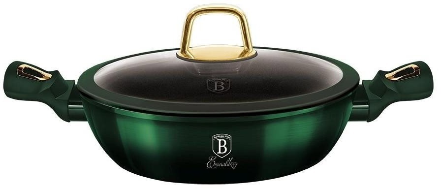 BERLINGERHAUS Panvica hlboká s titánovým povrchom 28 cm Emerald Collection