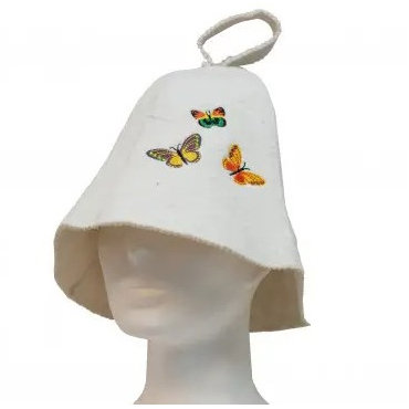EVEI Klobouk do sauny motýlek