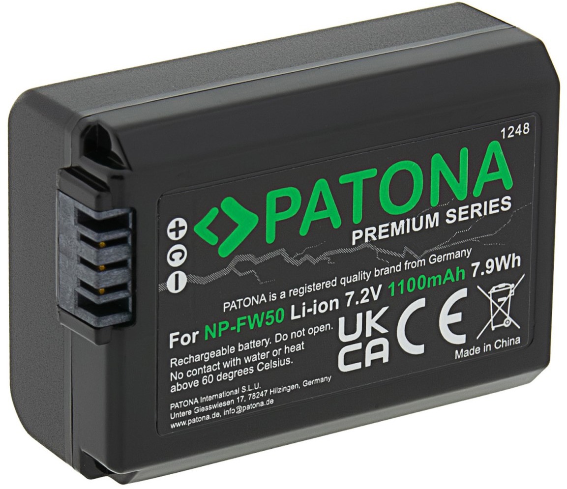 PATONA pre Sony NP-FW50 1100mAh Li-Ion PREMIUM