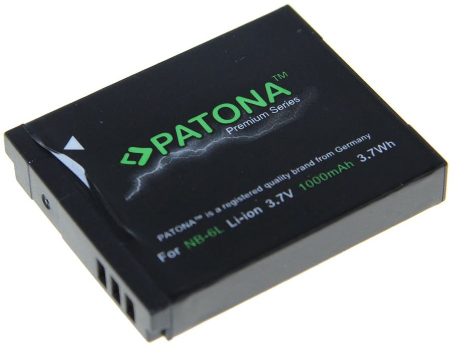 PATONA pre Canon NB-6L 1000 mAh Li-Ion Premium
