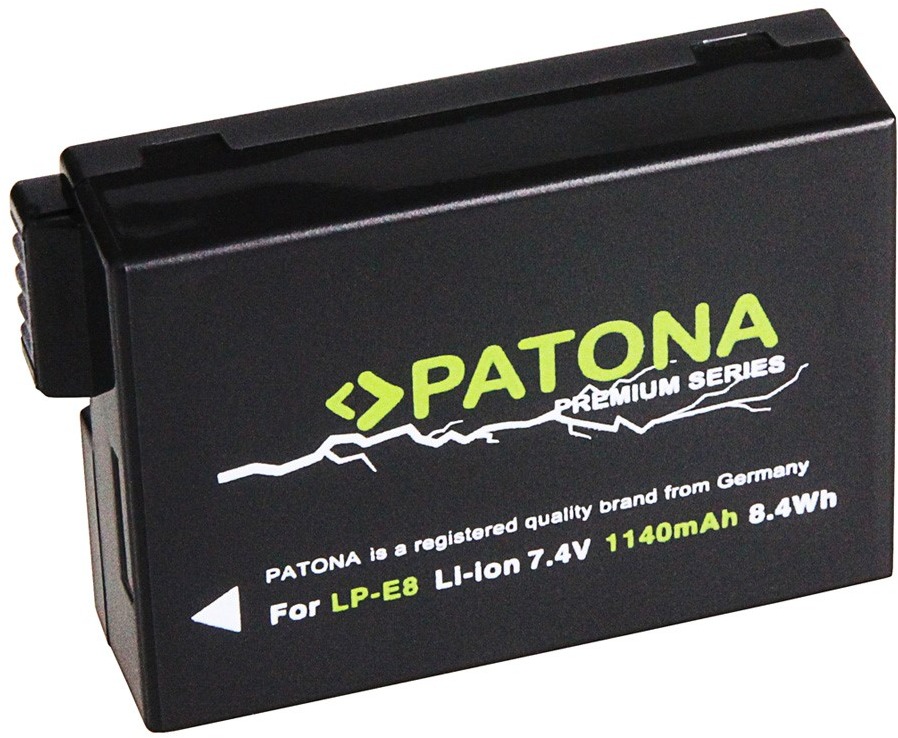 PATONA pre Canon LP-E8 1120 mAh Li-Ion Premium