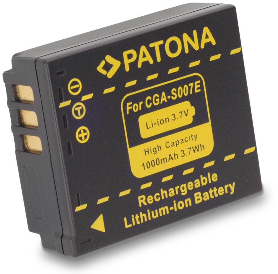 PATONA pre Panasonic CGA-S007E Li-Ion 1000mAh Li-Ion