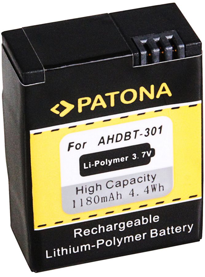 PATONA pre GoPro HD Hero 3 1180 mAh Li-Ion