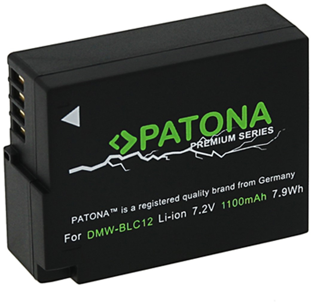 PATONA pre Panasonic DMW-BLC12 E 1100mAh Li-Ion Premium