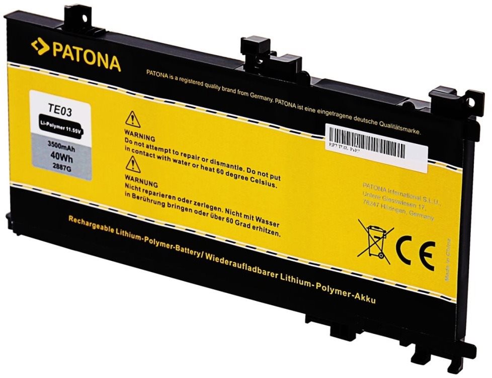 Patona pre HP Omen 15 3500 mAh Li-Pol 11,55 V TE03XL