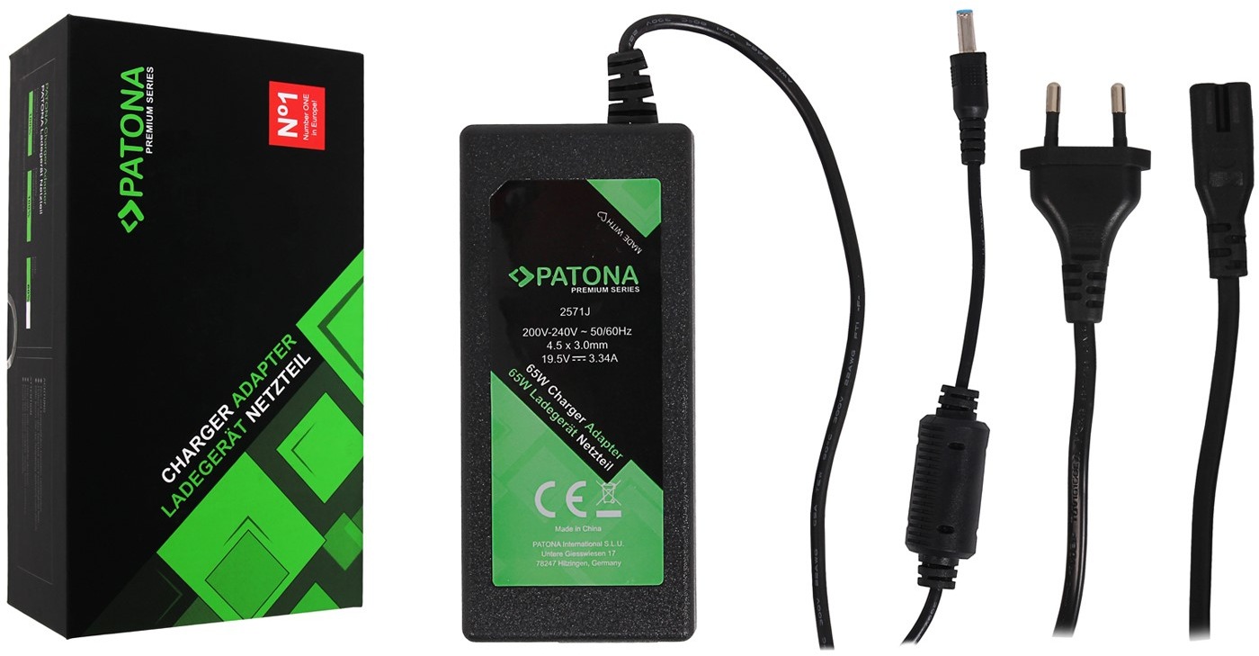 PATONA k ntb/19,5 V/3,34 A 65 W konektor 4,5 × 3 mm DELL Premium