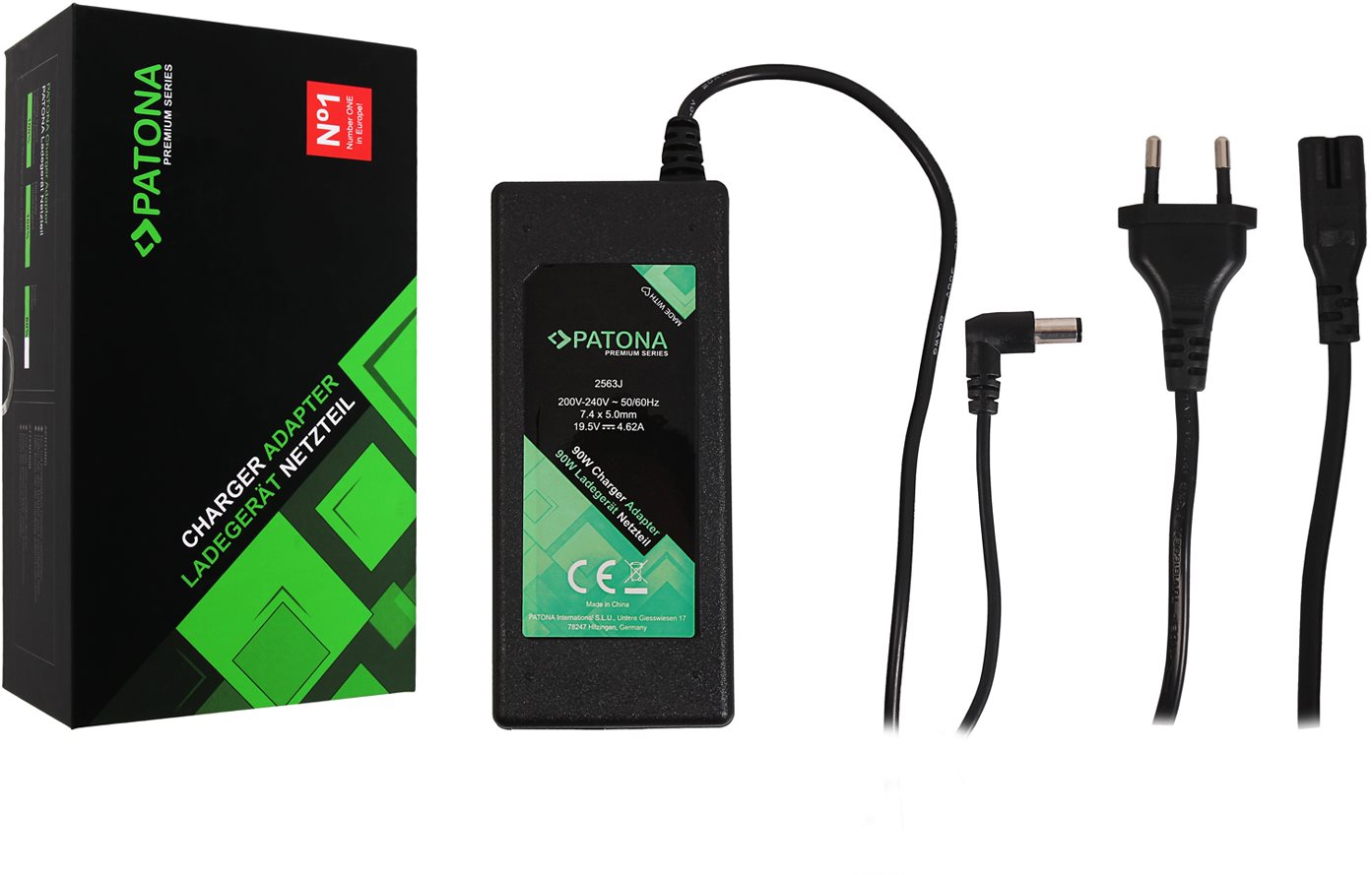 PATONA k ntb 19,5 V/4,62 A 90 W/konektor 7,4 × 5 mm + pin