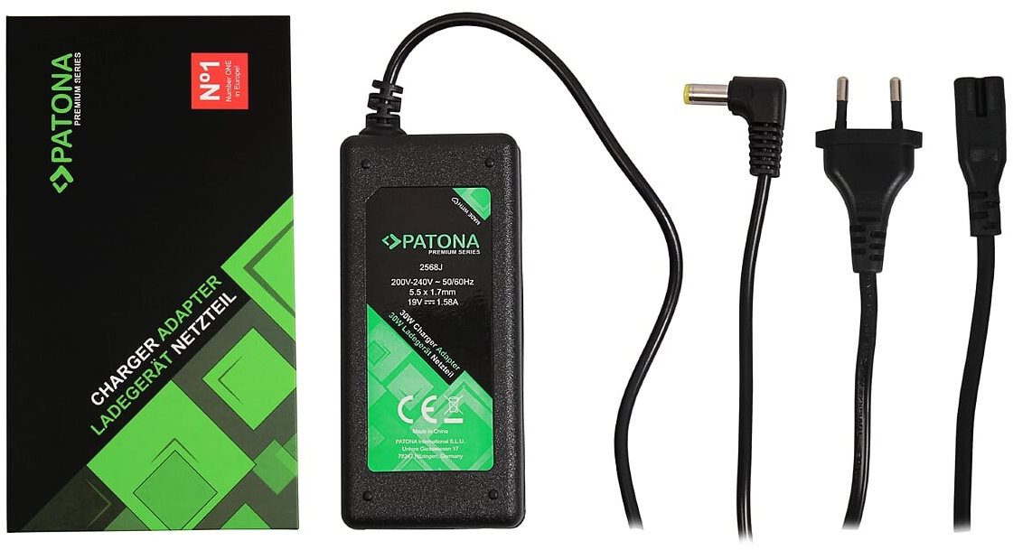 PATONA k ntb 19 V/1,58 A 30 W/konektor 5,5 × 1,7 mm