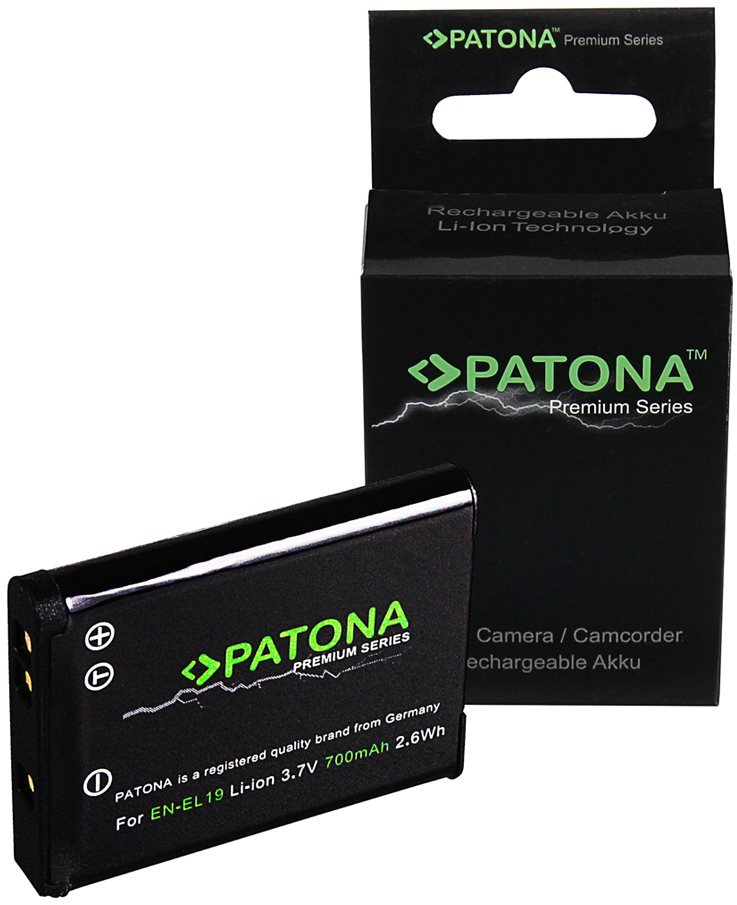 PATONA do Nikon EN-EL19/EN-EL19A 700 mAh Li-Ion Premium