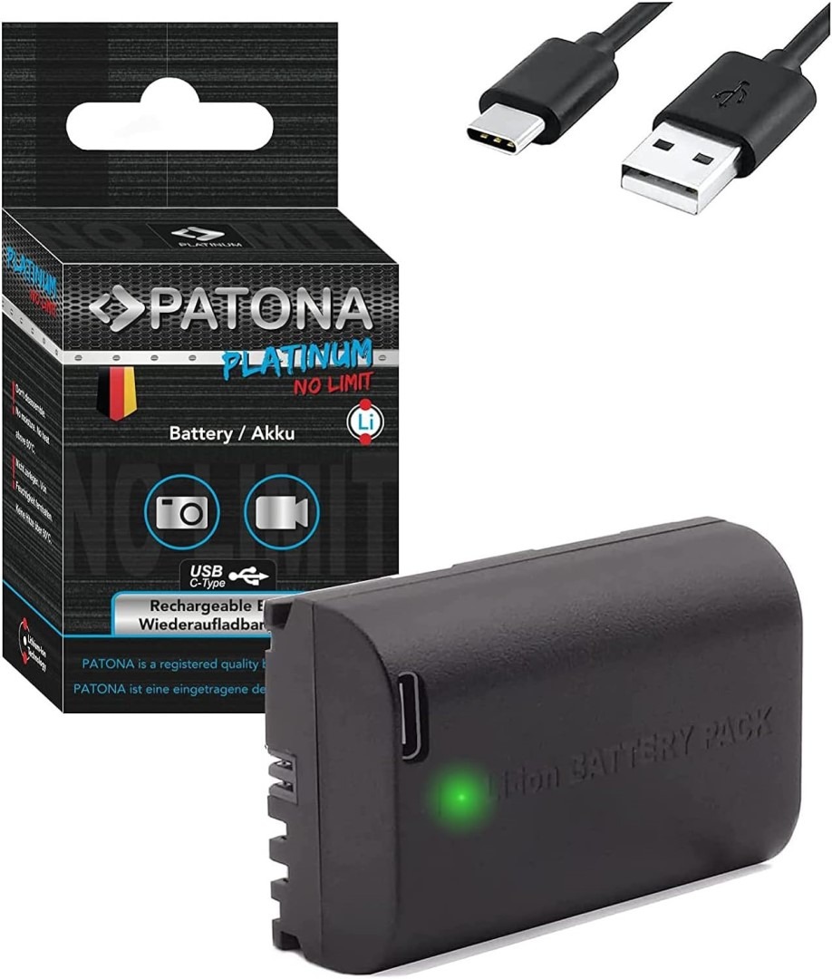 PATONA batéria pre Canon LP-E6NH 2600mAh Li-Ion Platinum USB-C nabíjanie