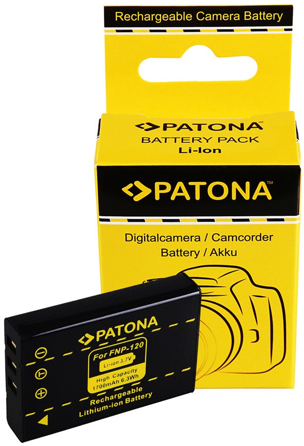 PATONA do Fuji NP-120 1700 mAh Li-lon