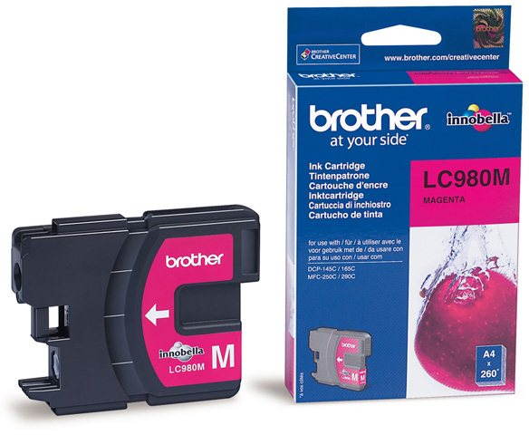 Brother LC-980M purpurová