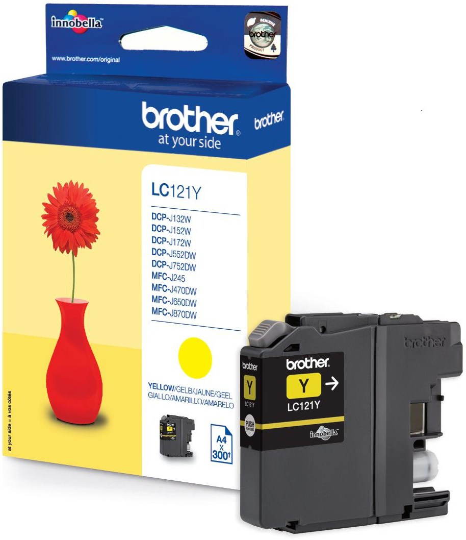 Brother LC-121Y žltá