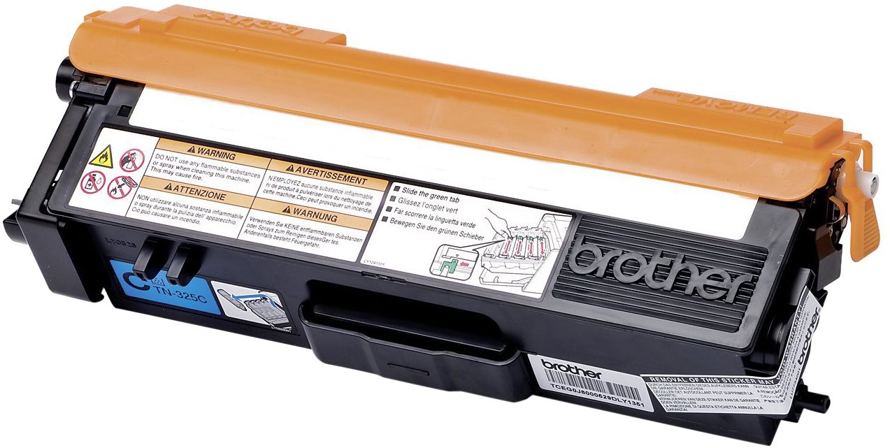 Brother TN-325C azúrový