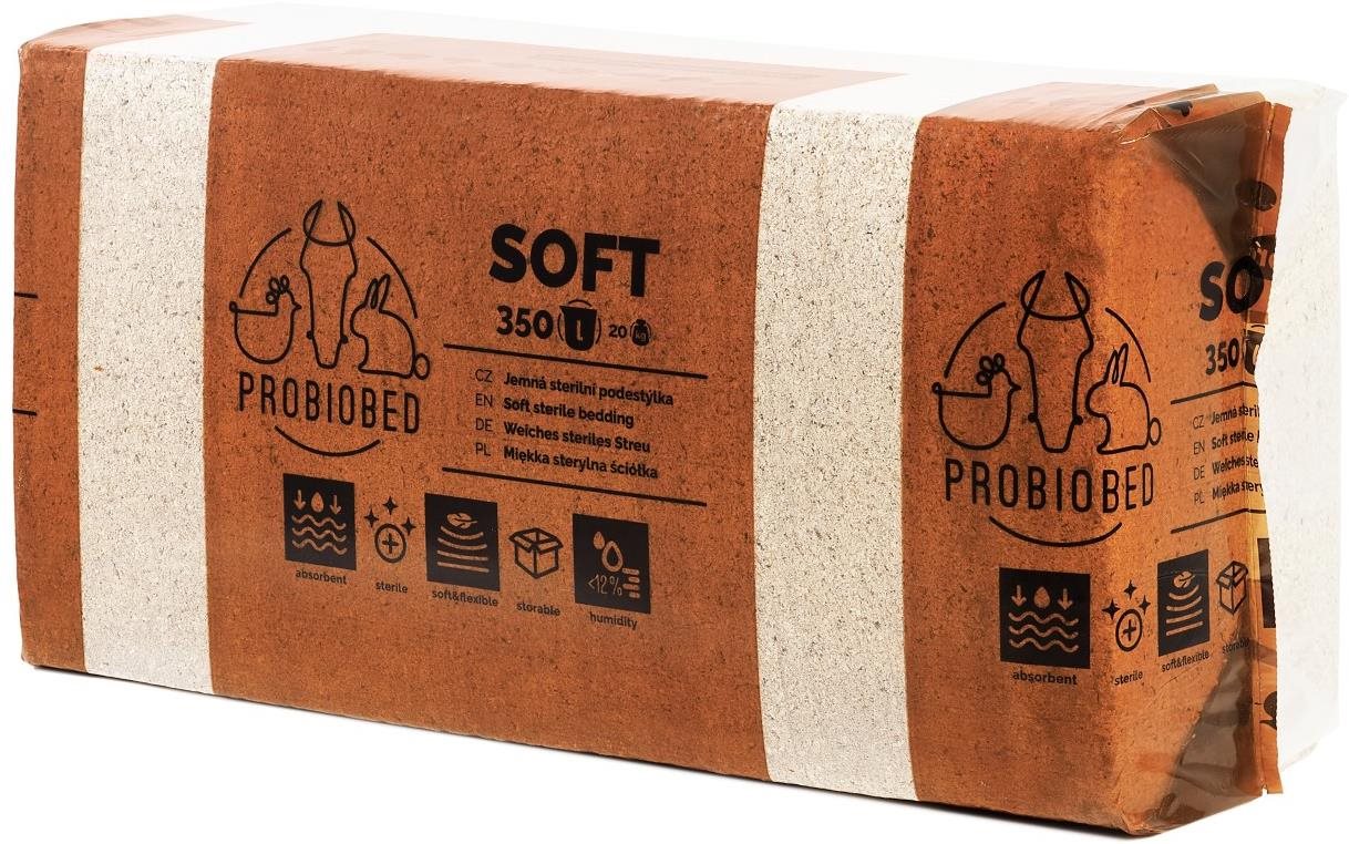 ProBioBED SOFT 350l, 20 kg jemná sterilná podstielka