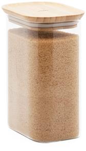 Pebbly PKV-068 Sklenená s bambusovým vekom 1,2 l