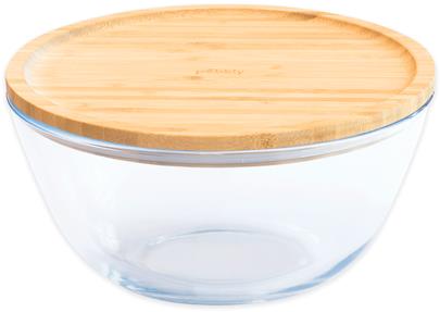 Pebbly PKV-013 Sklenená dóza na jedlo, 2,6 l