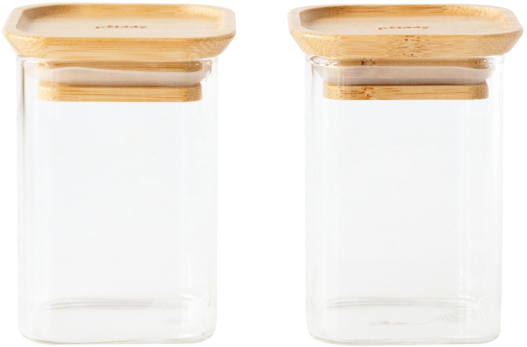 Pebbly PKV-047 Sada 2 ks sklenených dóz, 240 ml