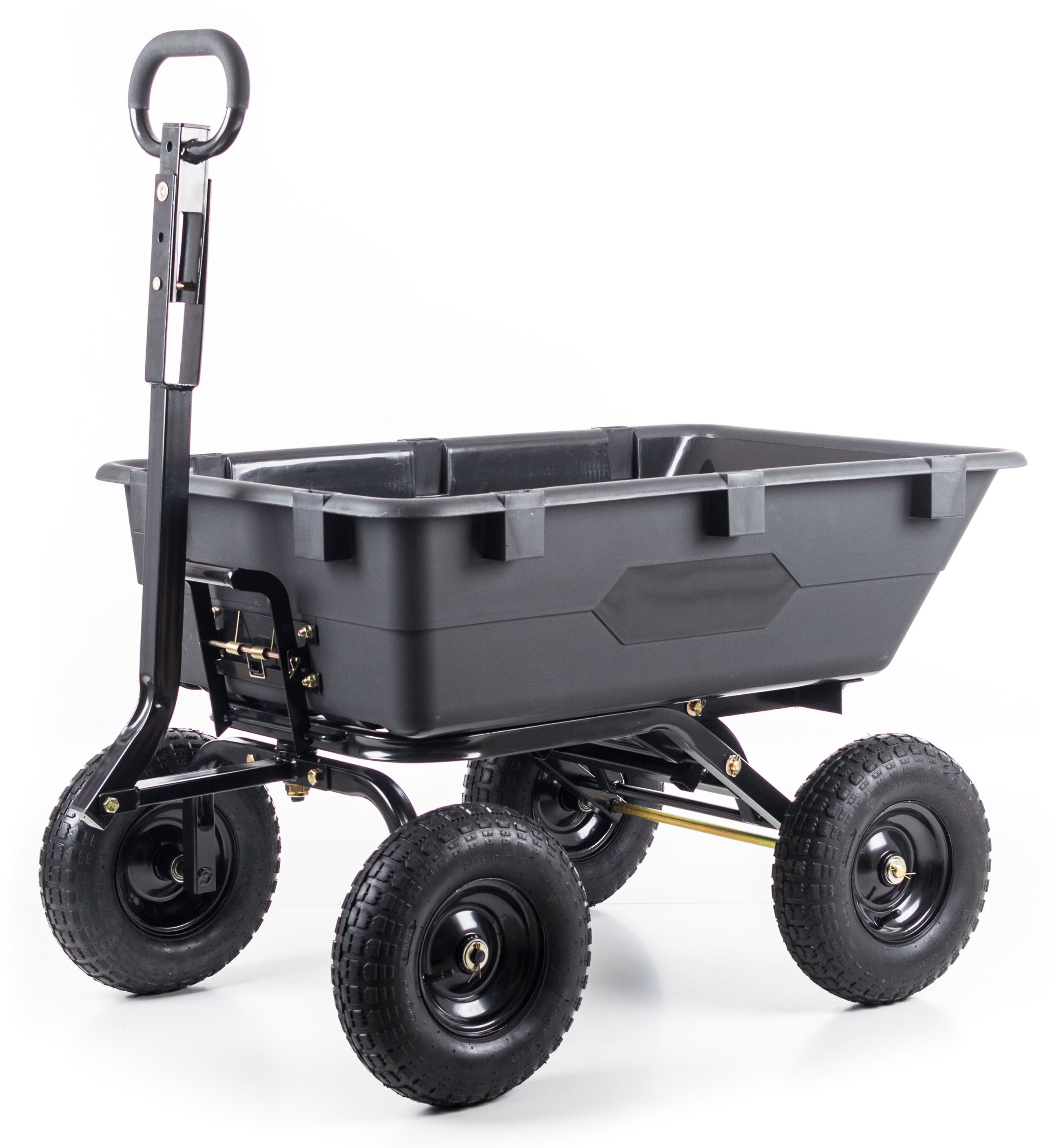 G21 Vozík záhradný GA 120 l, čierny