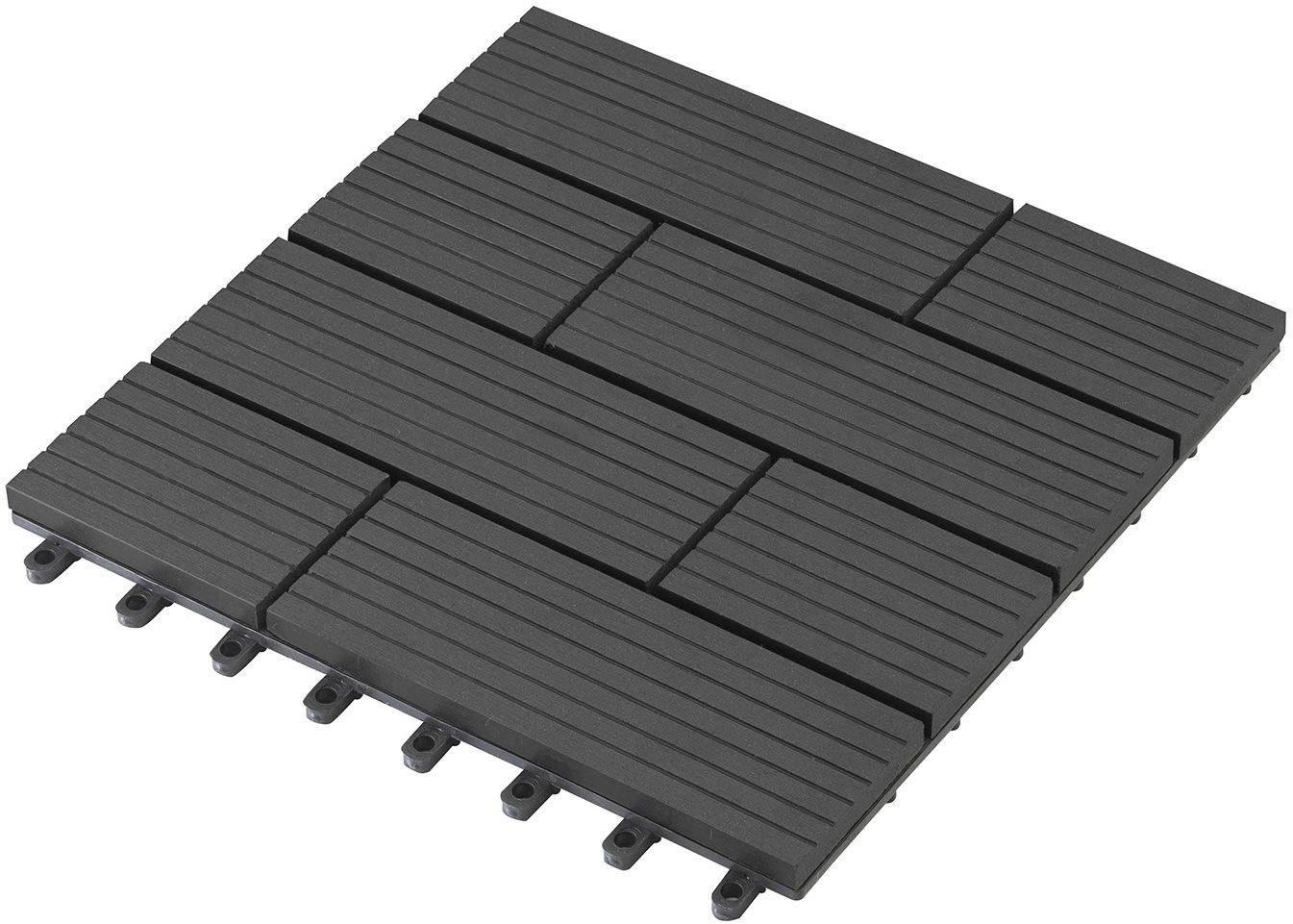 G21 WPC dlaždice SAMOA, Eben 2,3 × 30 × 30 cm